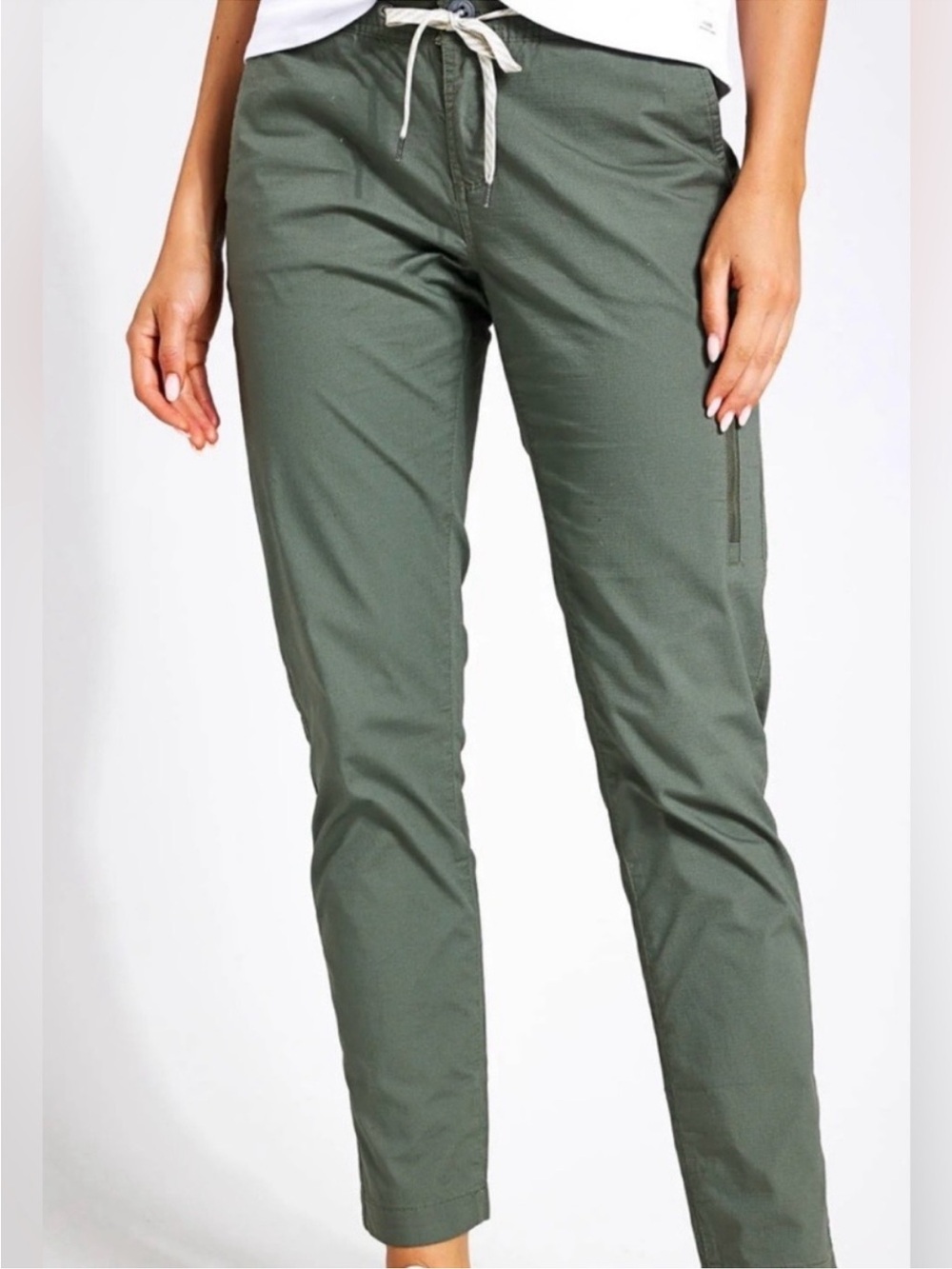 Vuori Green Ripstop Pants Women’s Size M Hiking Gorpcore